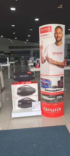 Caixa de som Aiwa Boombox