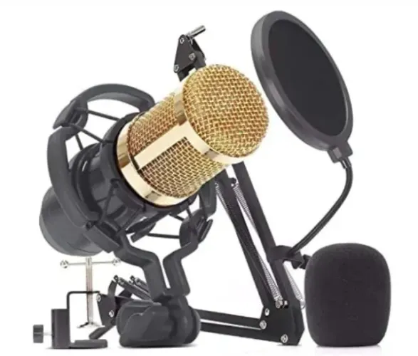 Microfone de Estudio Profissional condensador knup KP-M0010