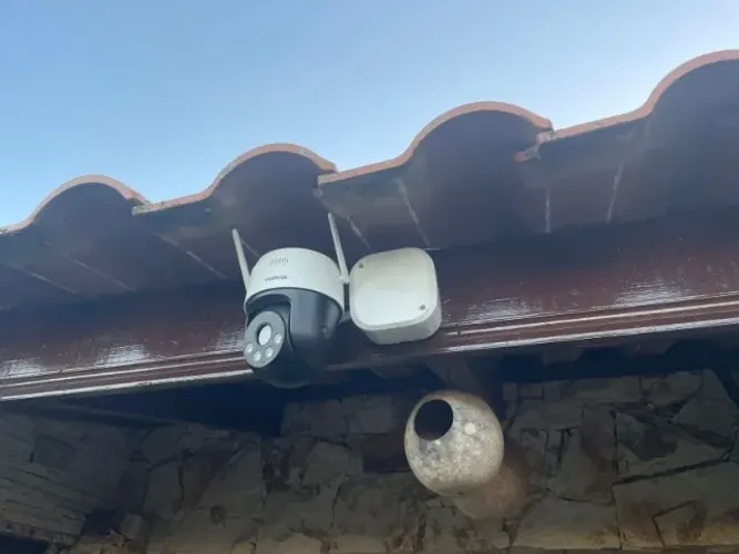 Câmera INTELBRAS 360º Com Áudio, Imagem Em HD + Instalação.