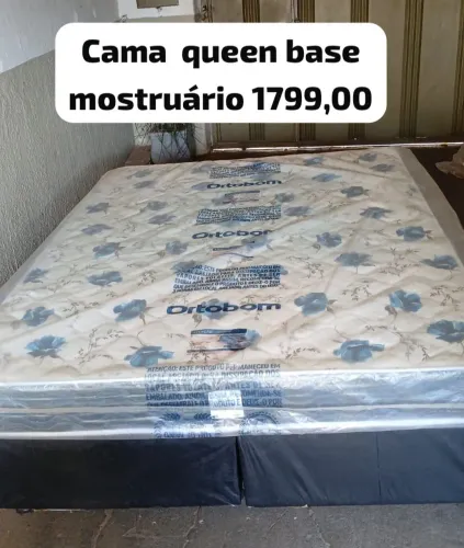 Cama queen + colchão novos