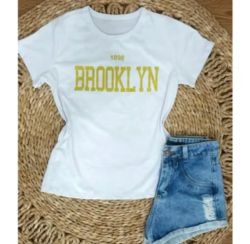 Camiseta Branca Brooklyn 1898