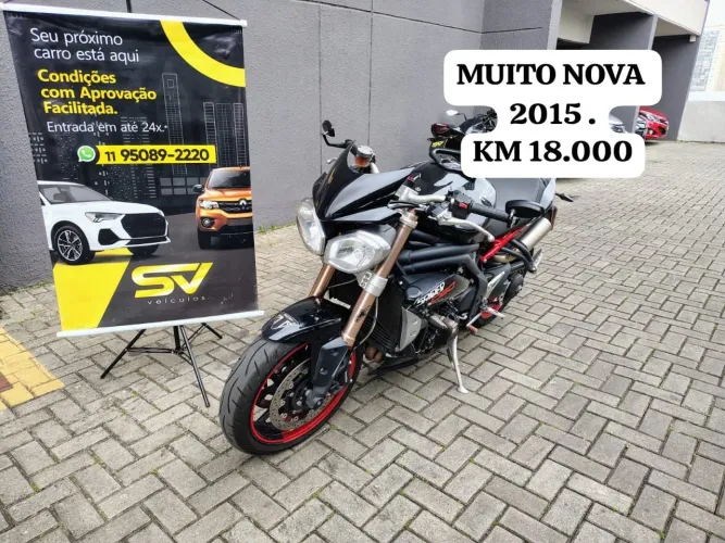 TRIUMPH/SPEED TRIPLE 2015 KM 18.000 2 DONO <br><br>2015/2015
