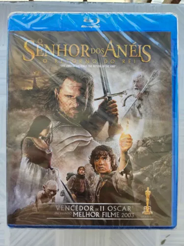 Blu-ray: Senhor Dos Anéis - O Retorno Do Rei (LACRADO)