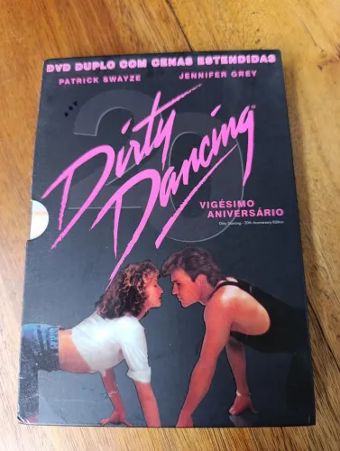 DVD DUPLO DIRTY DANCING VIGÉSIMO ANIVERSÁRIO PATRICK SWAYZE JENNIFER GREY