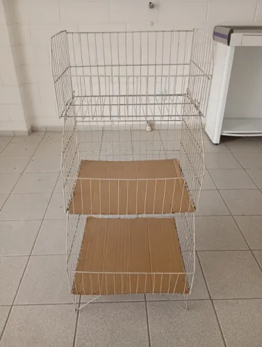 Cesto aramado metal c/3 peças