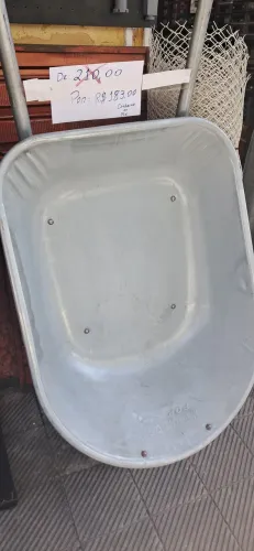Carro de mão galvanizado 