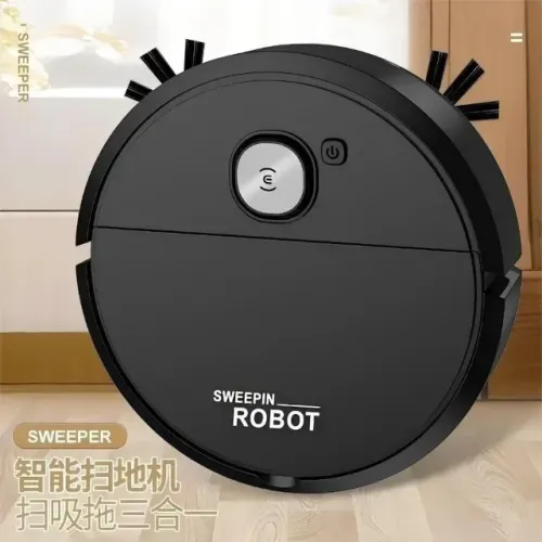 Robô Varredora/Aspirador De Pó Automática 3 Em 1 Limpeza Doméstica Robótico Inteligente 