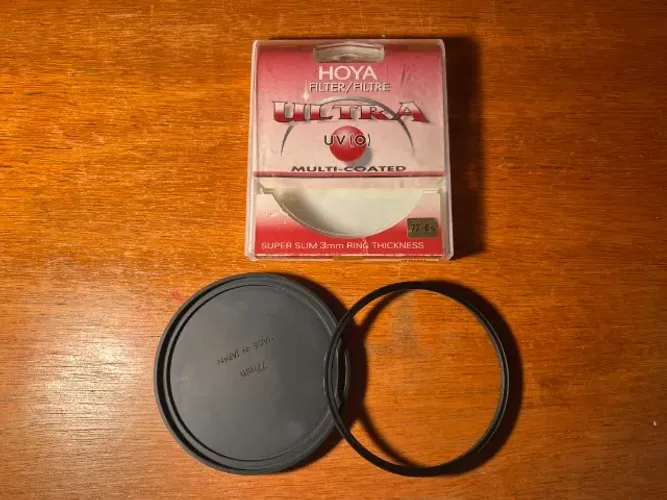 Filtro Hoya Ultra UV (0) 77mm Multi-Coated (Multi-Camadas) ORIGINAL - NUNCA USADO