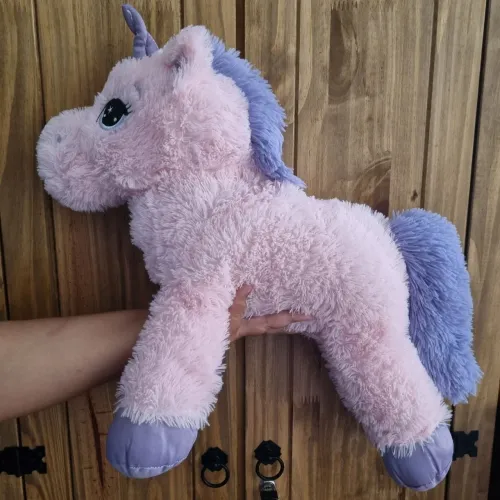 pelúcia pônei rosa 60cm em ótimo estado