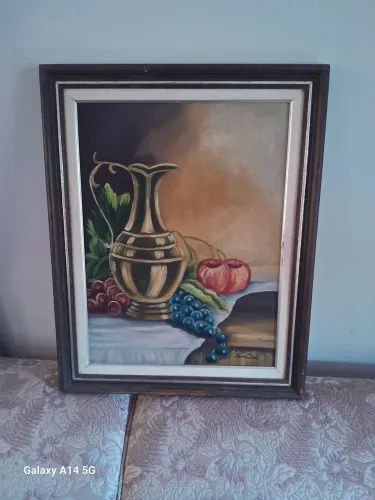 Quadro pintado a mão na tela