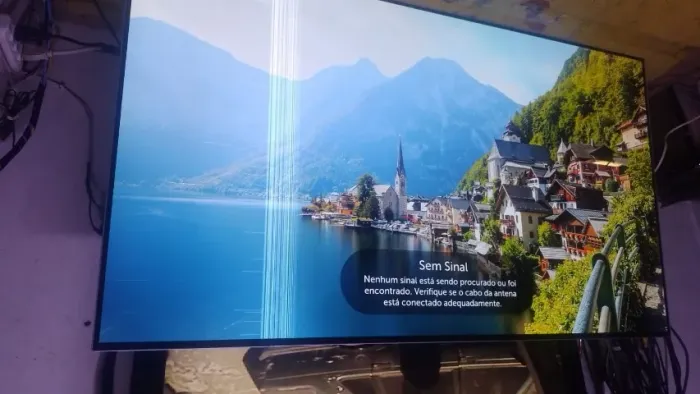 Tela da  TV LG OLED55B7P  COM  DETALHES
