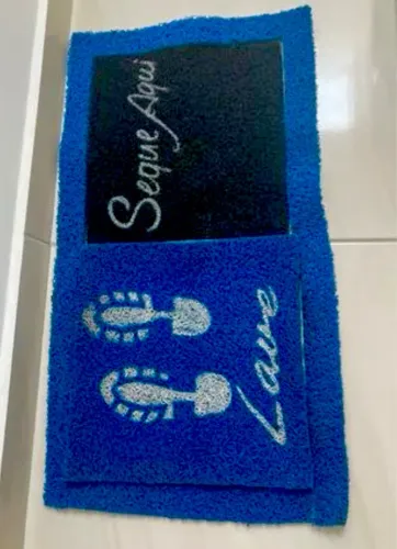 Tapete de gel lave e seque 70 reais