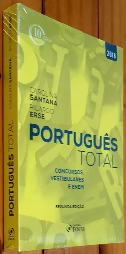 Livro: Português Total: Concursos, Vestibulares e Enem (NOVO, NO PLÁSTICO)