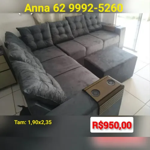 Sofá de canto novo ((?))