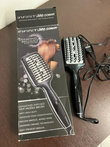 Escova Térmica com Infusão de Diamante 