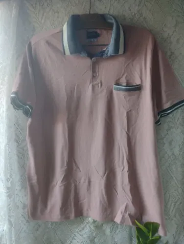 Polo Masculina Rosa
