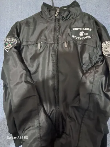Jaqueta Rifle Preta White Eagle MC Wittstock