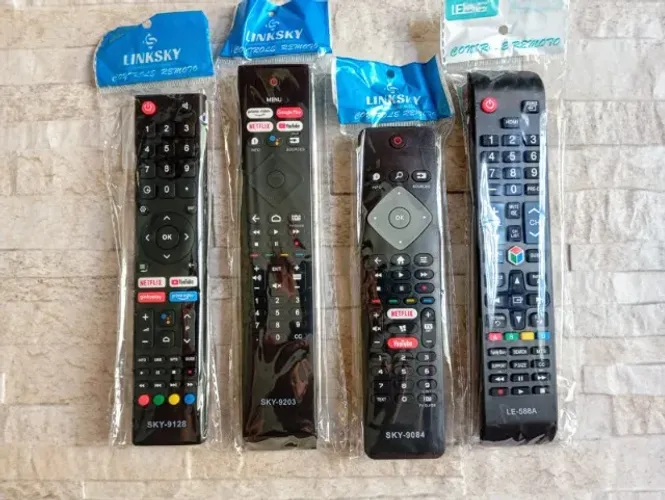 Controle Remoto TV Varias Marcas + Pilhas