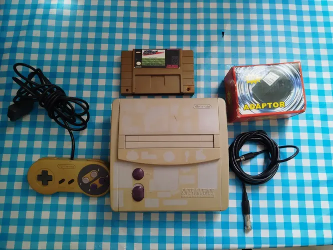 Super Nintendo baby+ controle original leia a descrição 