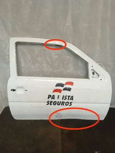 Porta Lado Direito Gol Parati G2 G3 2 Portas Branca