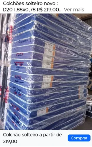 COLCHÃO 5 CM ESPESSURA OFERTA PRÁ BUSCAR JARDIM NOVO MUNDO GOIÂNIA GOIÁS