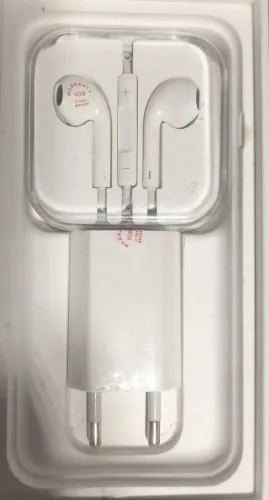 Acessórios iPhone 7, iPhone 8: Carregador novo original, fone ERZIRIO