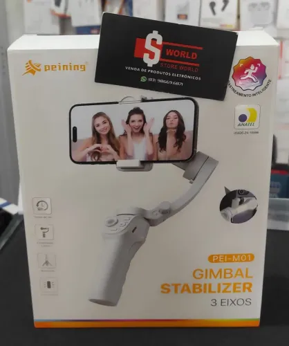 Gimbal estabilizador 3 eixos para celular - Store World