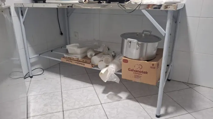 Mesa industrial inox