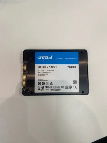 SSD 240gb Sata Crucial Praticamente Novo