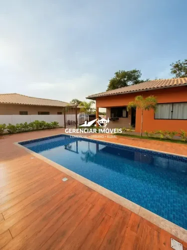 Linda chácara nova com 3 Quartos, Área gourmet e piscina!