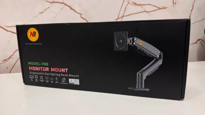 Suporte de Monitor Articulado NB F80 (Braço a Gás) - NOVO LACRADO