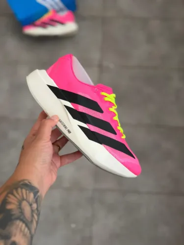 Tênis Adidas Adizero Evo SL Feminino Rosa Premium (Foto Real)