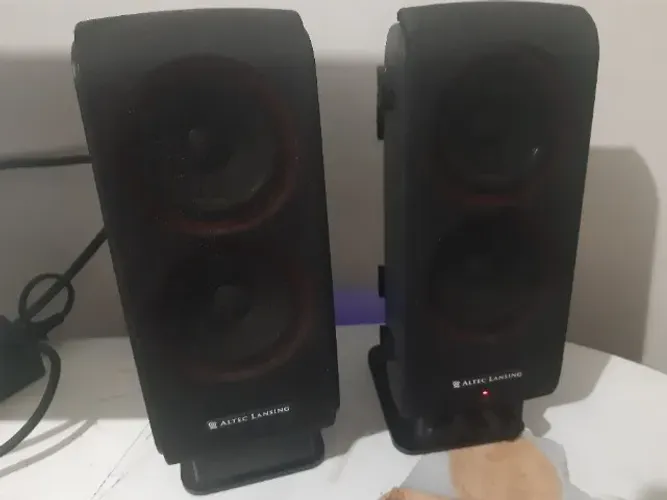Caixas de som para PC/Notebook/Celular Altec Lansing (raridade)