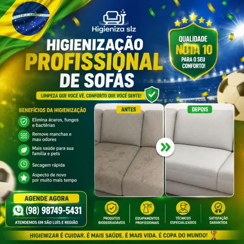 Higienização de Estofados slz