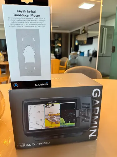 Sonar Garmin Striker Vivid 7CV + Transducer (Novo na Caixa)