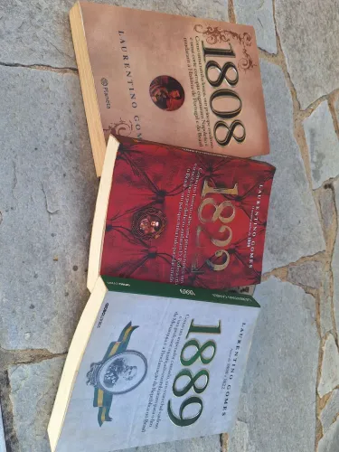Trilogia livros Laurentino Gomes