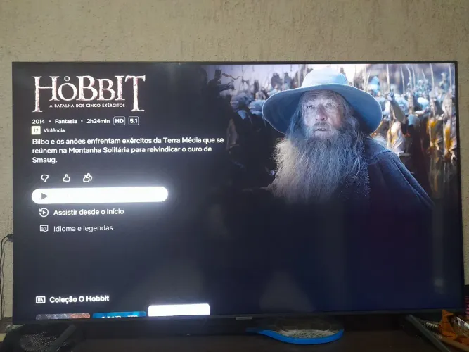 Smart TV Samsung 55' 4k<br>Com app netflix Amazon prime e outros tv estado de Nova