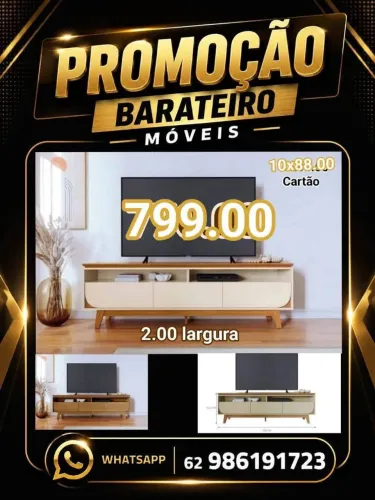 Rack 2 metros entrega e monta