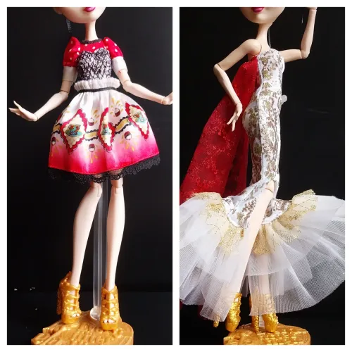 Lote Apple White Ever After High roupas e acessorios