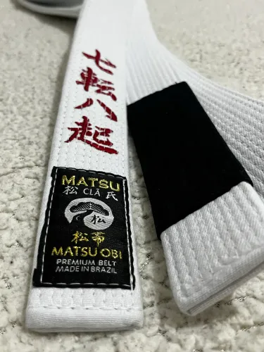 Faixa Branca 250cm PREMIUM - MatsuClã