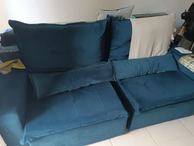 Sofá reclinável