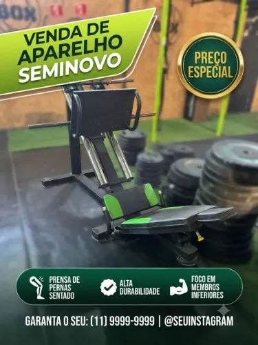 ? Equipamentos de Musculação Seminovos - Excelente Estado!
