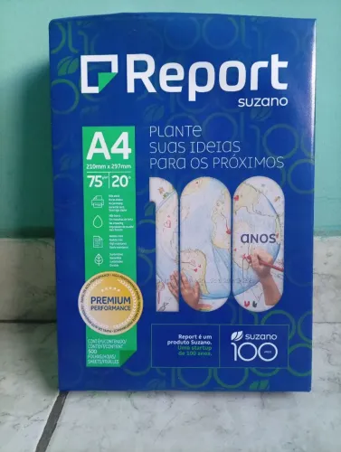 Resma A4 500 folhas Report