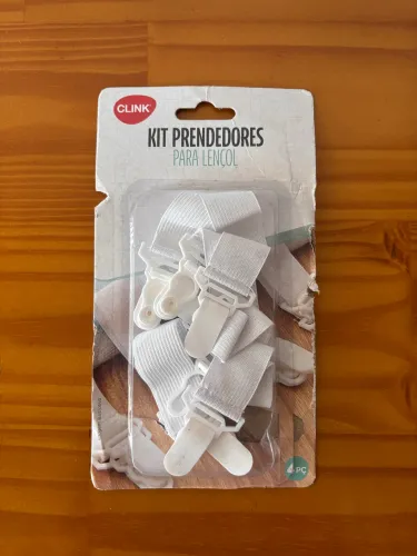 Kit prendedores para lençol clink