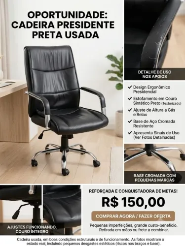 Cadeira Giratória para escritório