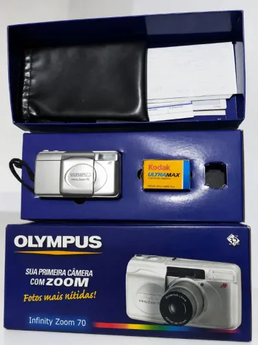 Olympus Infinity Zoom 70 Completa | Caixa, Nota Fiscal e Garantia | Excelente Estado
