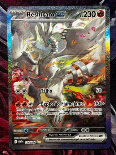 Pokémon TCG Lote 29 Cartas | Reshiram ex 166/086