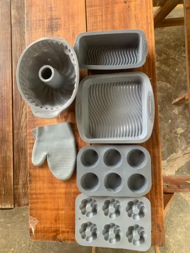 Jogo de formas de silicone (6 PEÇAS )