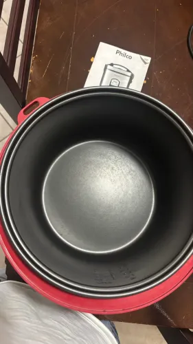 Panela Elétrica de Arroz Philco PH10 Visor Glass Inox - Nova