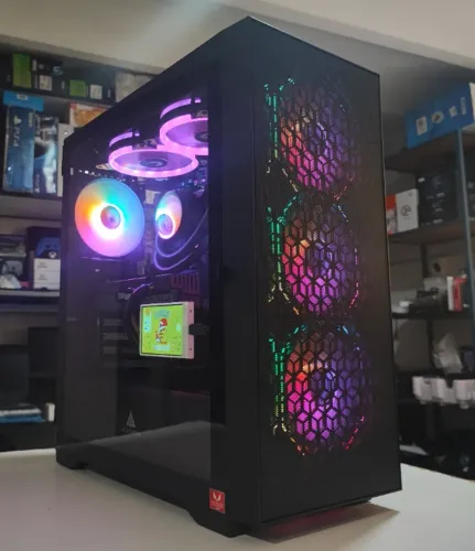 Pc gamer Ryzen 5 1600, 8GB ram DDR4, GTX 1060 3GB, tela monitoramento, parcelo no cartão